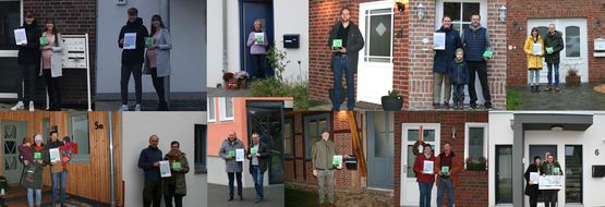 Preisträger der Grünen Hausnummer 2021 (Foto: Energieagentur Heidekreis)
