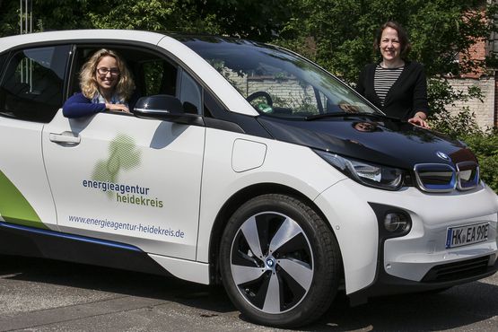 Elektroauto der Energieatentur Heidekreis