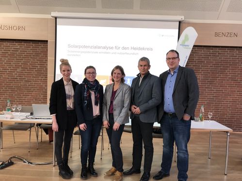 Auftakt des neuen Solarportals für den Landkreis Heidekreis ©Energieagentur Heidekreis